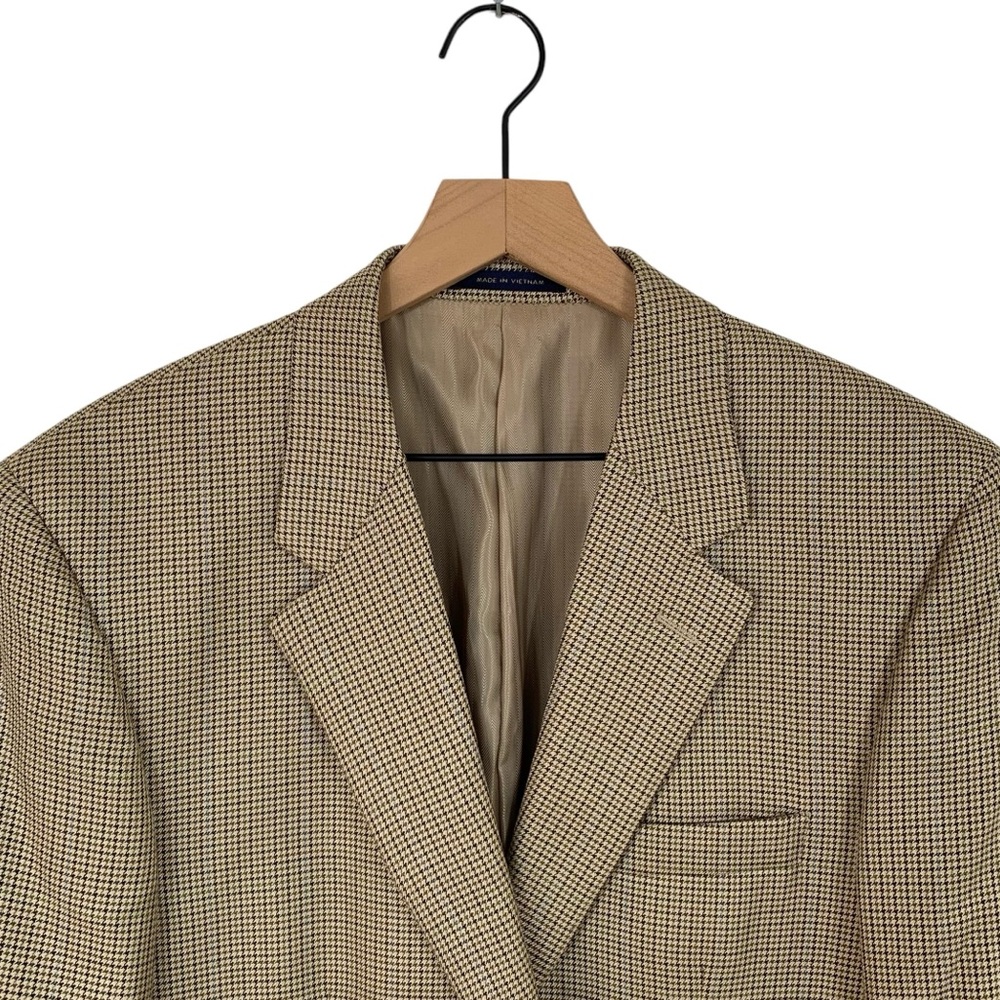 Macy’s Camel Silk/Wool/Cashmere Blend Sport Coat